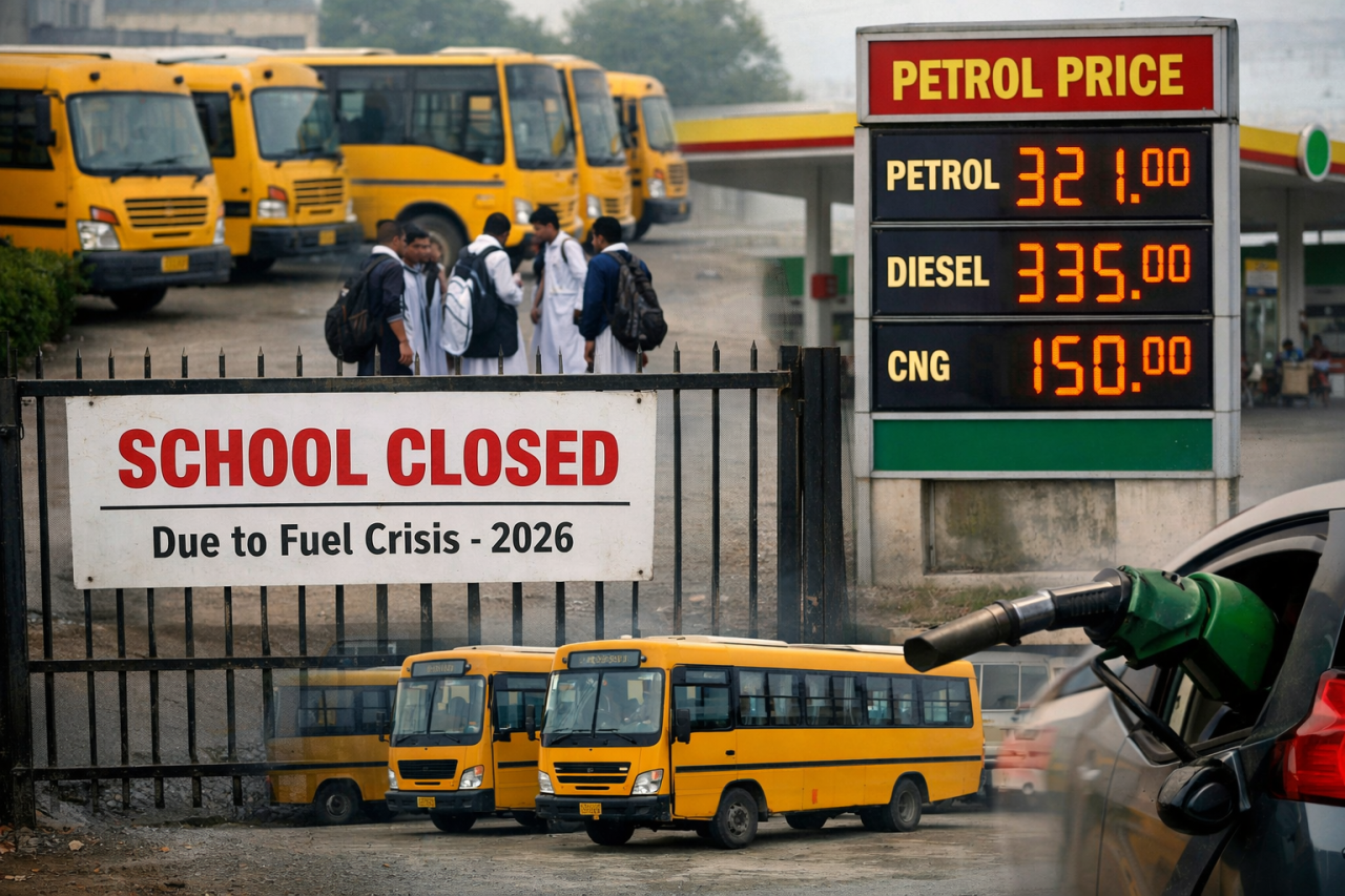 Why Schools Are Closed in Pakistan 2026 – Petrol Crisis, Fuel Shortage & New Office Timings ??