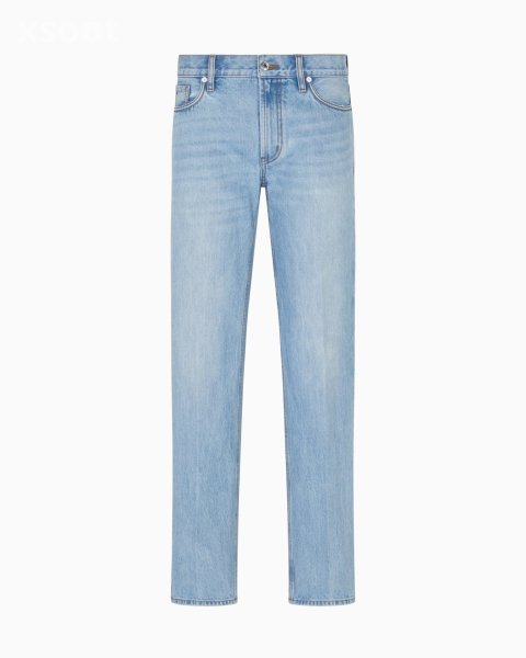 J76 straight-fit, stone-washed denim jeans
