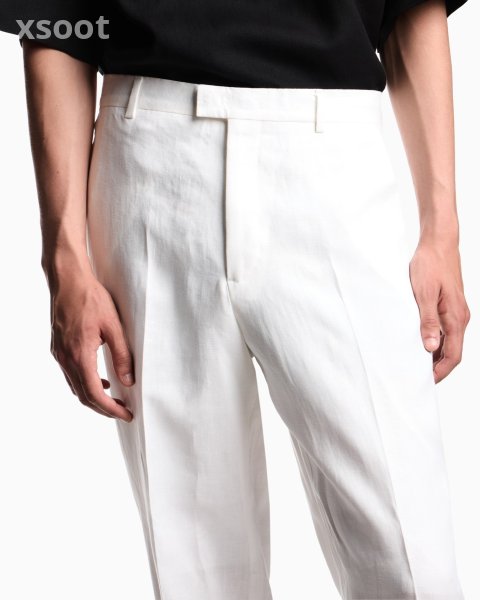 Pure linen trousers