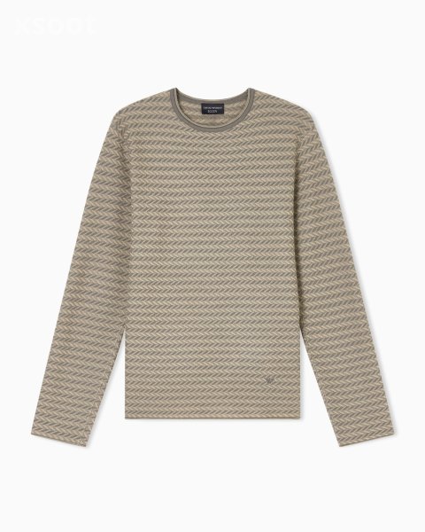 jumper in a wool and lurex blend