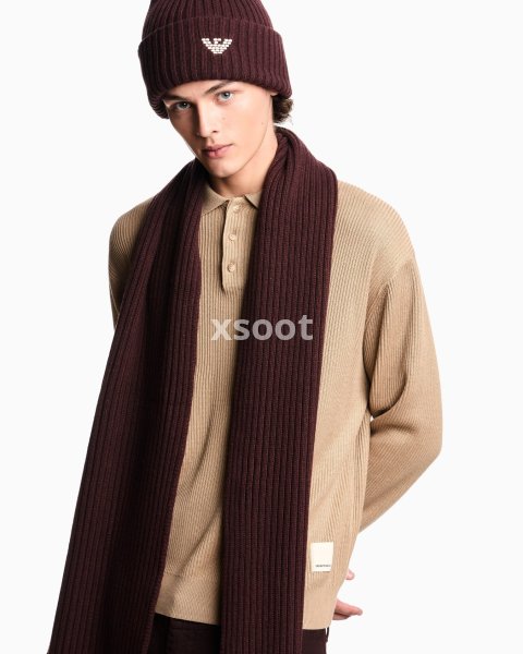 New York Capsule Collection rib-knit polo shirt