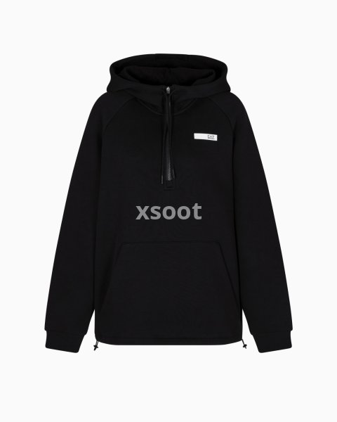 Dynamic Athlete hooded sweatshirt in Natural VENTUS7 technical fabric