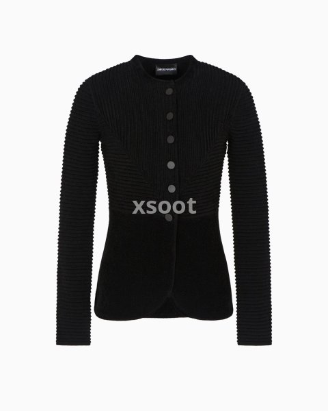 Ottoman chenille jacket