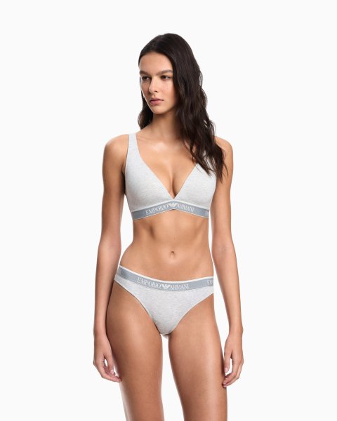 Two-pack of ASV Iconic organic-cotton Brazilian briefs with logo waistband