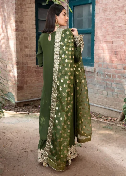 Shireen Green Kurta Set