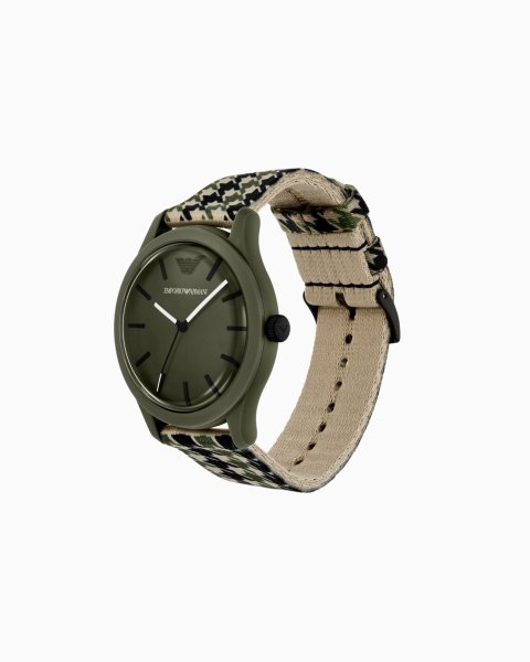 Three-Hand #tide ocean material® Nylon Fabric Watch