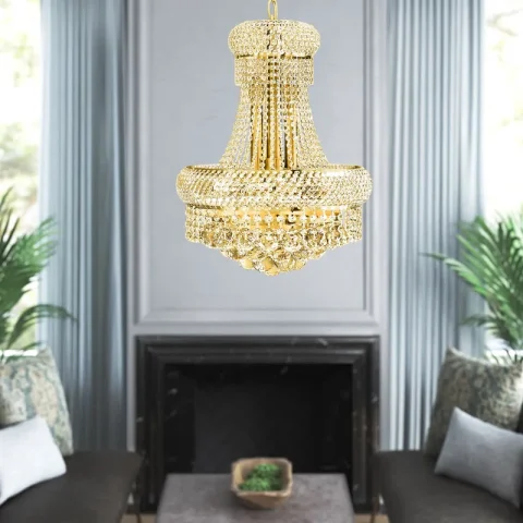 Hallsburg 8 - Light Dimmable Empire Chandelier