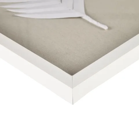 Sabal 3-Piece Framed Shadowbox Wall Art with Handmade Rice Paper Palm Leaves