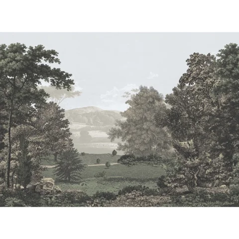 Morning Light Scenic Pastures Peel & Stick Wall Mural