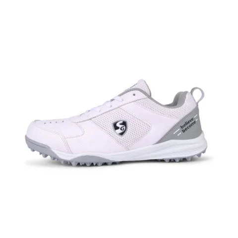SG Fusion Cricket Shoes - Grey/White