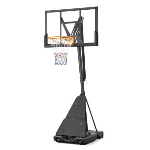 Basketball Hoop 5.25-10ft Hand-Cranked Height Adjustable, Portable Basketball Hoops