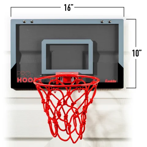 Over the Door 10" Indoor Mini Basketball Hoop (Ball Included)