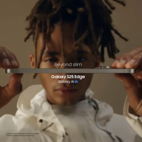 Samsung - Galaxy S25 Edge 512GB (Unlocked) - Titanium Icy Blue