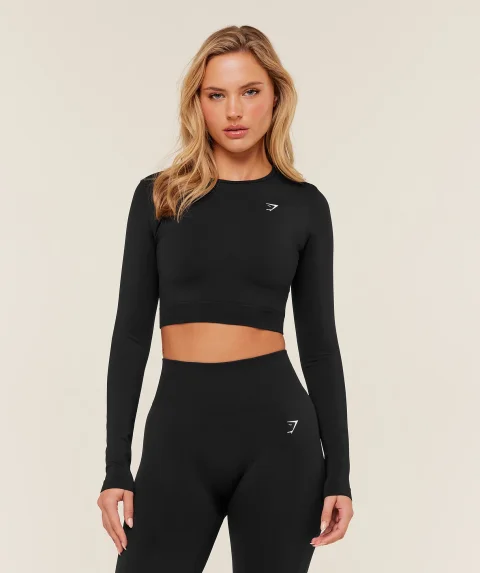 Gymshark Everyday Seamless Long Sleeve Crop Top