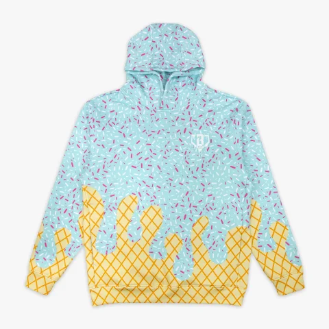 Baseball Lifestyle 101 Men's Ice Cream Hoodie