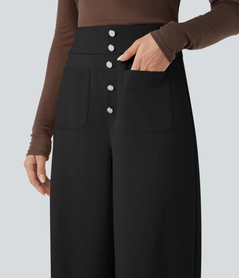 Halara Flex High Waisted Wide Leg Work Pants